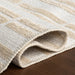 Reversible Washable Striped Rug 152x244 cm Taupe