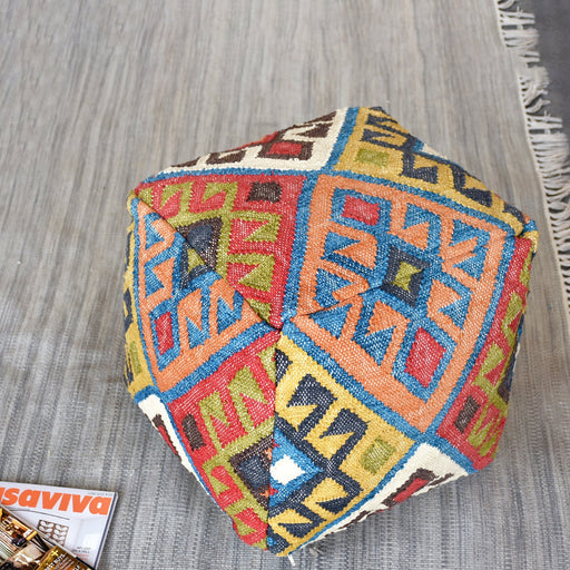 Rey Cotton Pouf για κομψά καθίσματα και διακόσμηση Home 