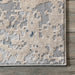 Ricki Light Grey Mottled Abstract Area Rug 152x244 cm