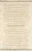 Riley Cream Shag Area Rug 5x7 Feet