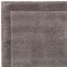 Rise Modern Plain Hand-Carved High-Density Heavyweight Hi-Low Border Wool&Viscose Charcoal Grey Rug