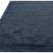 Rise Modern Plain Hand-Carved High-Density Heavyweight Hi-Low Border Wool&Viscose Navy Rug 120 x 170 cm