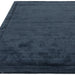 Rise moderne vanlig håndskåret høy tetthet tungvekt Hi-low Border Wool &amp; Viscose Navy Rug