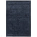 Rise moderne vanlig håndskåret høy tetthet tungvekt Hi-low Border Wool &amp; Viscose Navy Rug