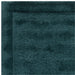 Rise Modern Plain Hand-Carved High-Density Heavyweight Hi-Low Border Wool&Viscose Teal Rug