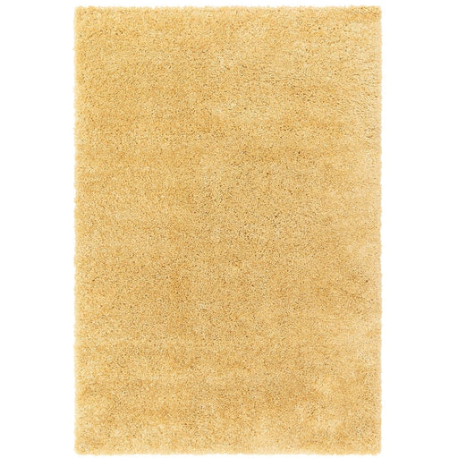 Ritchie Plush Soft Chunky Fire de polipropilenă simplă covor galben shaggy