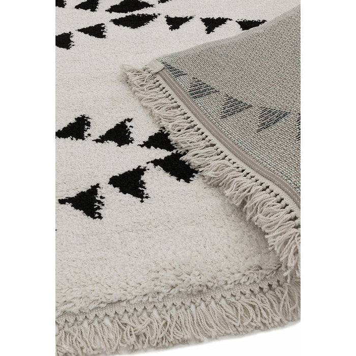 Rocco RC03 Modern Moroccan Berber Soft Plush Boho Shaggy Cream Rug