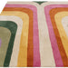 Romy 01 Retro Modern Abstract Handgeweven Milieuvriendelijk Gerecycled Soft-Touch Regenboogroze/Meerkleurig Vloerkleed