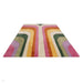 Romy 01 Retro Modern Abstract Handgeweven Milieuvriendelijk Gerecycled Soft-Touch Regenboogroze/Meerkleurig Vloerkleed