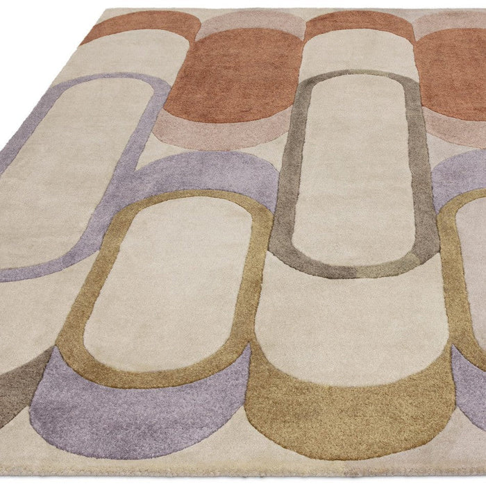 Romy 09 Module Modern Abstract Hand-Woven Eco-Friendly Recycled Soft-Touch Pastel Multicolour Rug