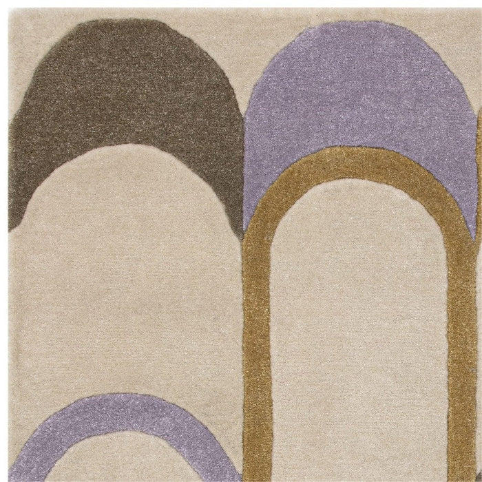 Romy 09 Module Modern Abstract Hand-Woven Eco-Friendly Recycled Soft-Touch Pastel Multicolour Rug