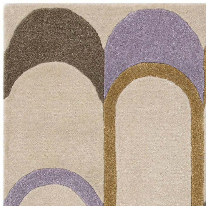 Romy 09 Module Modern Abstract Hand-Woven Eco-Friendly Recycled Soft-Touch Pastel Multicolour Rug
