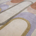 Romy 09 Module Modern Abstract Hand-Woven Eco-Friendly Recycled Soft-Touch Pastel Multicolour Rug