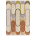 Romy 09 Module Modern Abstract Hand-Woven Eco-Friendly Recycled Soft-Touch Pastel Multicolour Rug