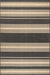 Romy Striped Area Rug for Indoor and Outdoor Use in Charcoal