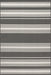 Romy Striped Weather-Resistant Indoor Outdoor Rug 150x240 cm