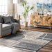 Roslyn Light Grey Area Rug with Textured Weave 160x230 cm