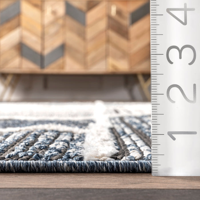 Roslyn Light Grey Area Rug with Textured Weave 160x230 cm