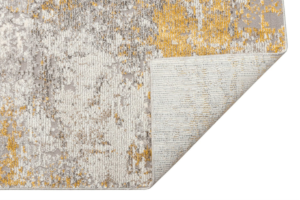 Rossa Ros03 Silver Gold Rug