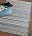 Round 150 Cm Blue Area Rug