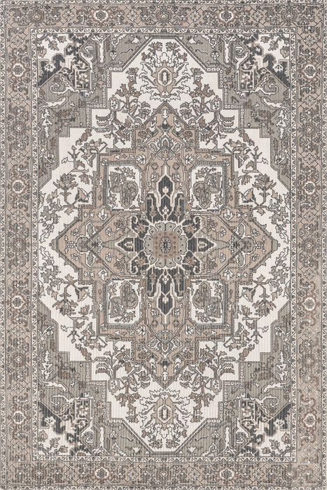 Rowena Braided Indoor Outdoor Rug 120x180 cm Grey