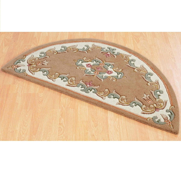 Royal Beige Half Moon Half-Moon Rug