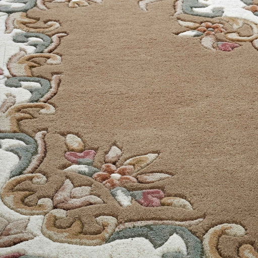Royal Beige Half Moon Half-Moon Rug