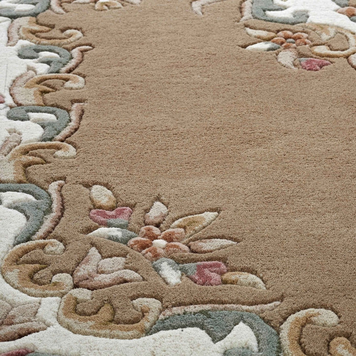 Royal Beige Half Moon Half-Moon Rug