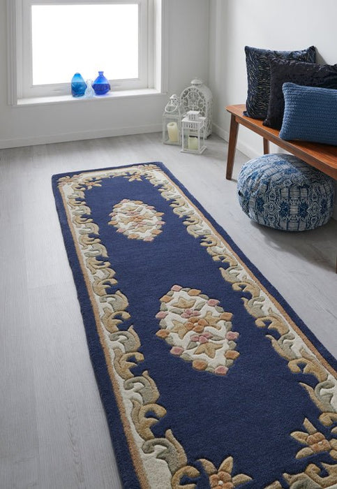 Royal Blue Runner Rug