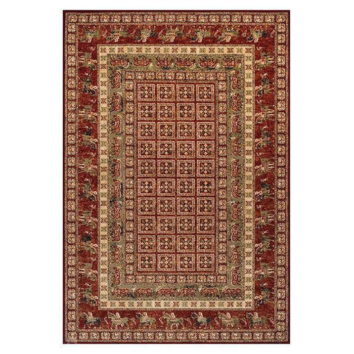 Royal Classic Traditional Wool 1527 R Rood/Terracotta/Beige/Groen Vloerkleed