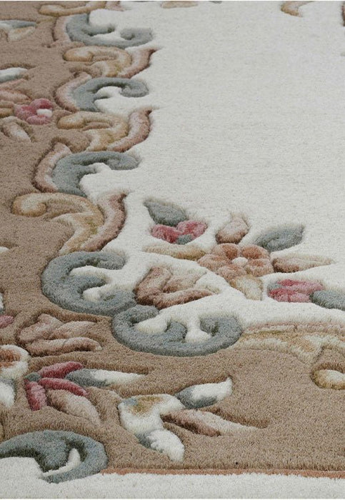 Royal Cream Beige Runner Rug