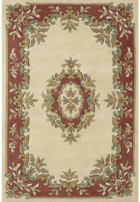 Royal Cream Rose Rug