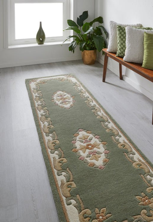 Royal Green Runner Rug