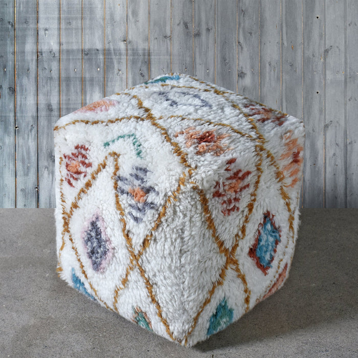 Pouf in lana Royal New Zealand per un comfort elegante