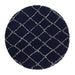 Royal Nomadic 5413 Modern Geometric Diamond Pehmeä Boho Shaggy Navy Matto