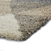 Royal Nomadic 7611 Modern Geometric Soft Plush Boho Shaggy Beige/Grey Rug