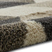 Royal Nomadic 7611 Modern Geometric Soft Plush Boho Shaggy Beige/Grey Rug