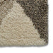 Royal Nomadic 7611 Modern Geometric Soft Plush Boho Shaggy Beige/Grey Rug