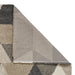 Royal Nomadic 7611 Modern Geometric Soft Plush Boho Shaggy Beige/Grey Rug