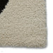 Royal Nomadic 7611 Modern Geometric Soft Plush Boho Shaggy Black/White Rug