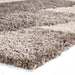 Royal Nomadic 7611 Modern Geometric Soft Plush Boho Shaggy Grey Rug