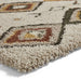 Royal Nomadic A636 Modern Moroccan Diamond Soft Plush Boho Shaggy Beige/Multicolour Rug