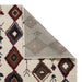 Royal Nomadic A636 Modern Moroccan Diamond Soft Plush Boho Shaggy Cream/Multicolour Rug