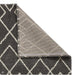 Royal Nomadic A638 Modern Geometric Diamond Soft Plush Boho Shaggy Grey/Cream Rug