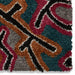 Royal Nomadic A641 Modern Abstract Soft Plush Boho Shaggy Dark Multicolour Rug