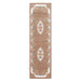Royal Traditional Floral Aubusson Medallion Border Oriental Chinese Style Hand-Carved Hi-Low Textured Wool Beige Runner