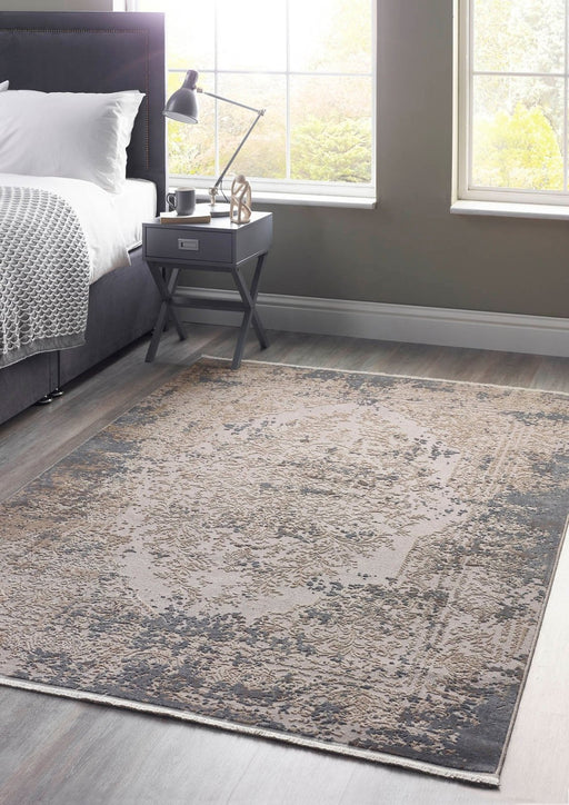 Rug Guru Aura Vintage Medallion (With Fringe) Rug