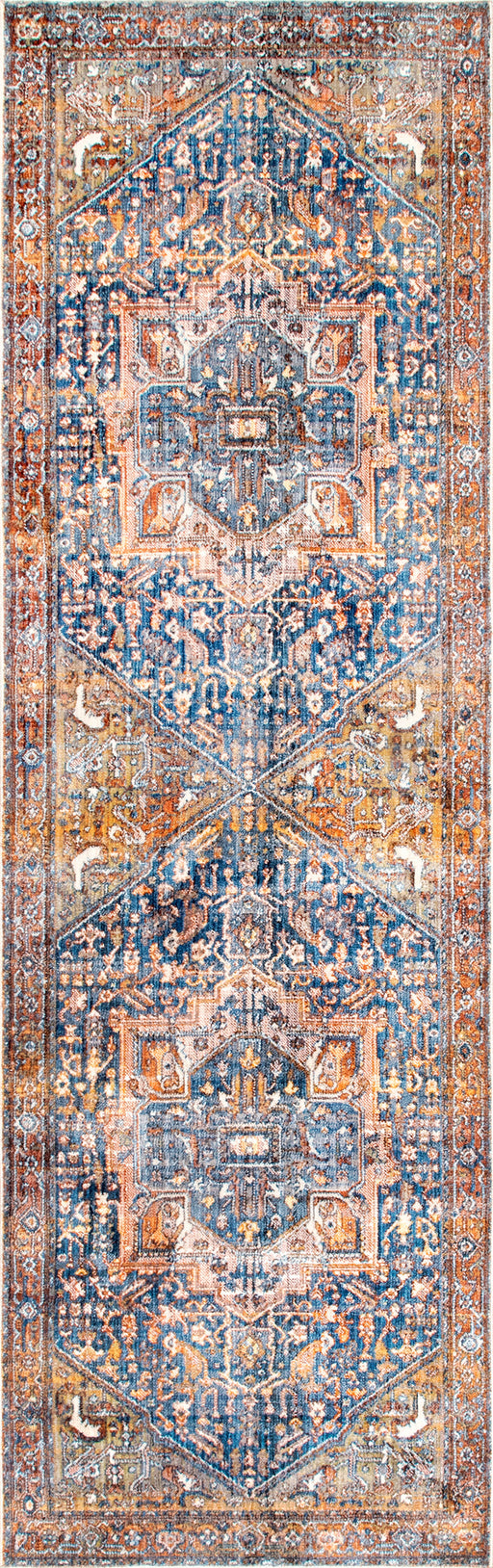 Rust Area Rug for Home Decor