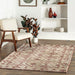 Rust Diamond Area Rug 200x300 cm Soft Durable Design