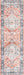 Rust Faded Medallion Area Rug 160x230 cm